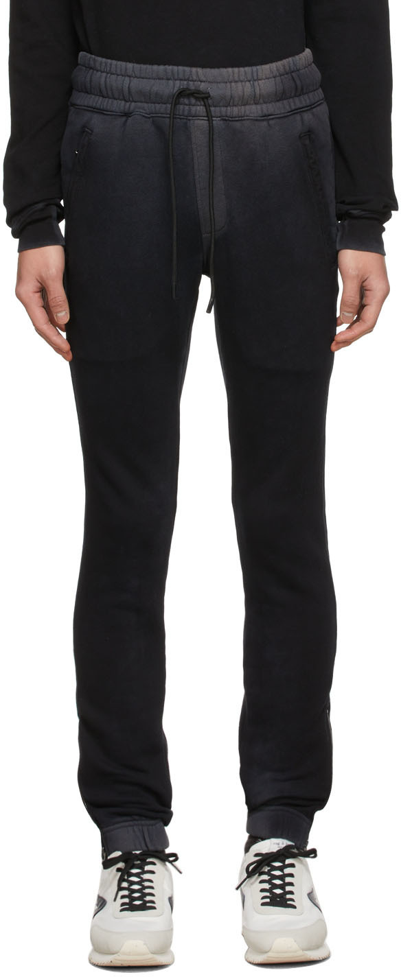 COTTON CITIZEN Black Bronx Zip Sweatpants