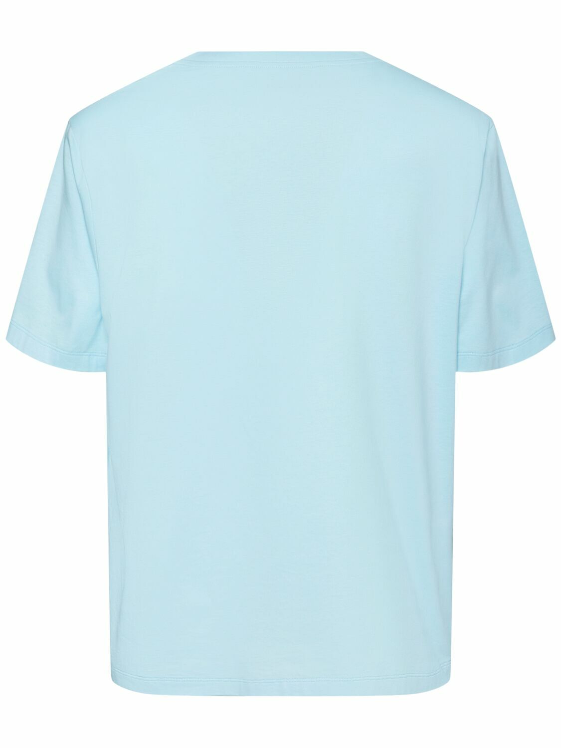 【関税&送料込】Versace T-Shirt Compact Cotton Jersey Fabric VERSACE Compact Cotton Jersey T-shirt Versace