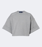 Sportmax Cotton-blend jersey sweatshirt