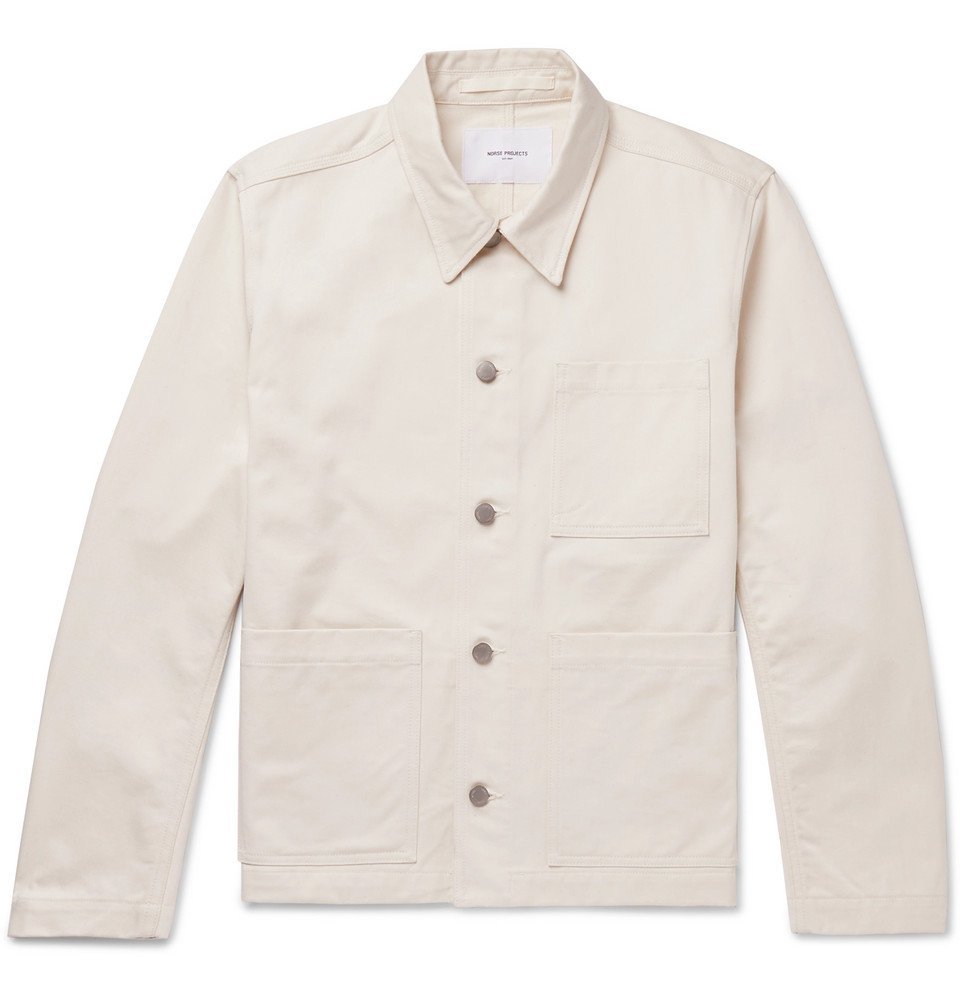 Norse Projects - Tyge Organic Cotton-Twill Overshirt - Ecru Norse Projects