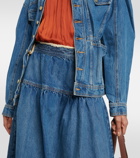 Ulla Johnson Astrid denim midi skirt