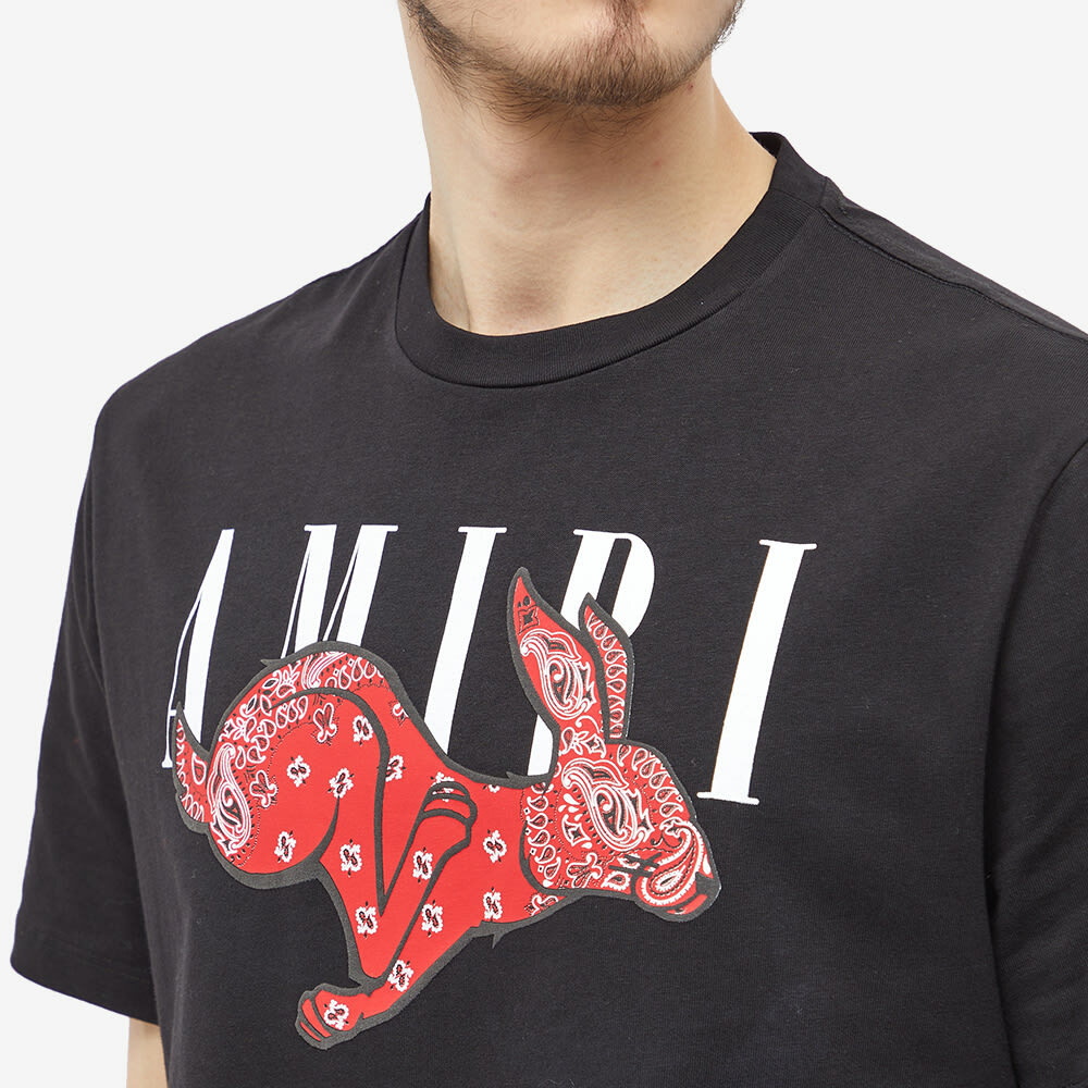 Amiri Rabbit-Print Cotton T-Shirt