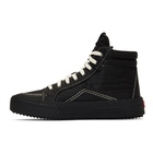 Rhude Black Nylon V1 Hi Sneakers