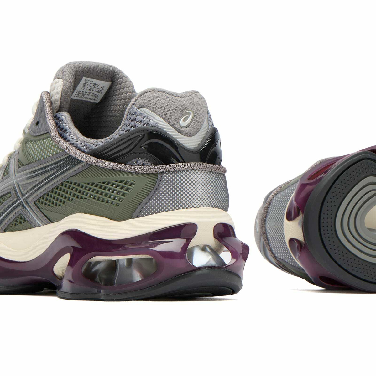 Asics Men's GEL-KINETIC 2.0 in Fjord Grey/Beniimo Purple