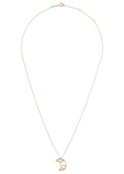 Aliita Croissant 9kt Gold Necklace - One Size