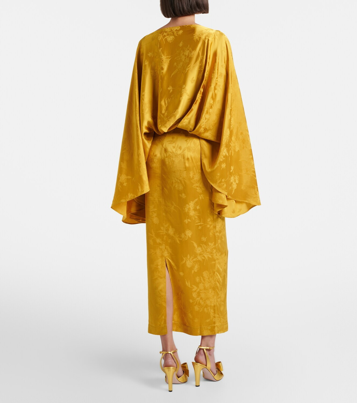 Taller Marmo Eolia Primavera jacquard midi dress
