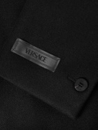 Versace - Virgin Wool Overcoat - Black