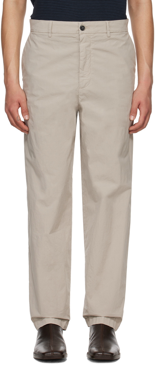 Cozensa Rib Trousers Beige Melange main image 1