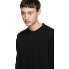 Alexander McQueen Black Crewneck Knit Sweater