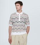 Missoni Zig Zag cotton-blend polo sweater