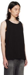 Maison MIHARA YASUHIRO Black Scoop Neck Tank Top