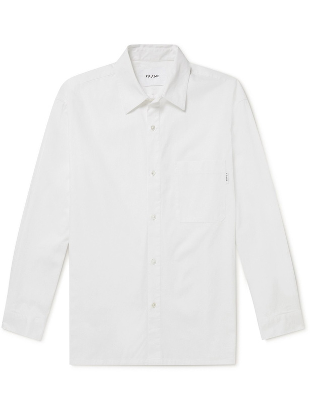 Photo: FRAME - Cotton-Poplin Shirt - White