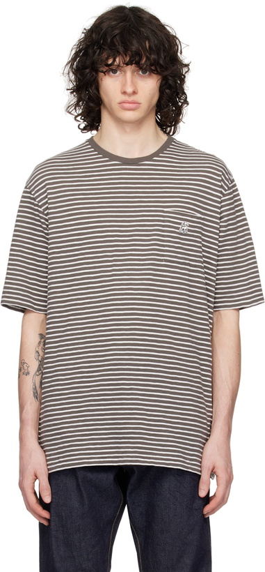 Photo: the Shepherd UNDERCOVER Gray & White Striped T-Shirt