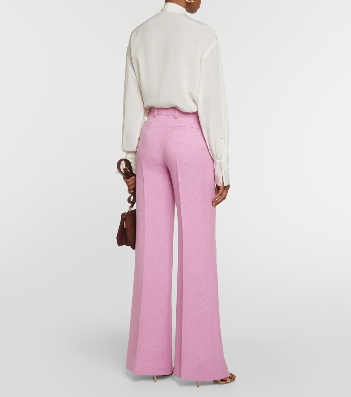 Etro Wide-leg wool-blend pants Etro