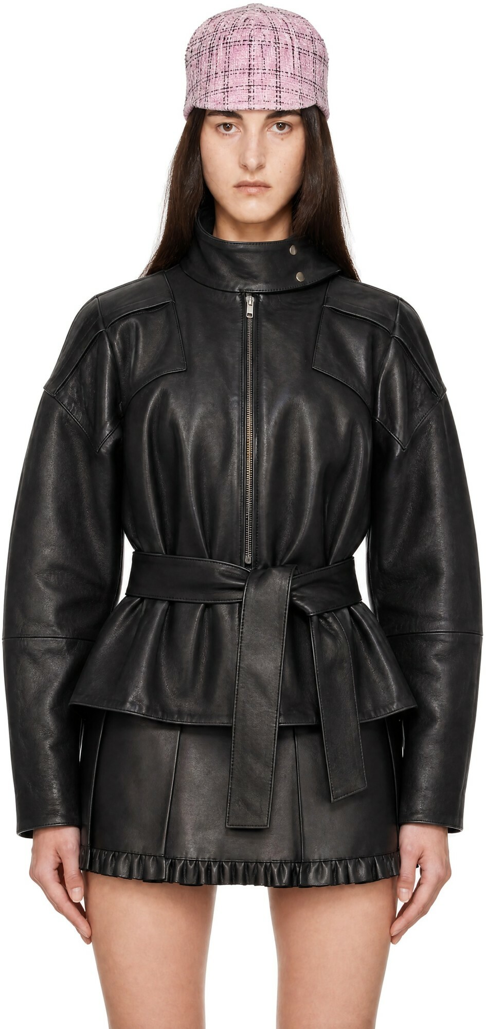FIDAN NOVRUZOVA Black Julia Leather Jacket