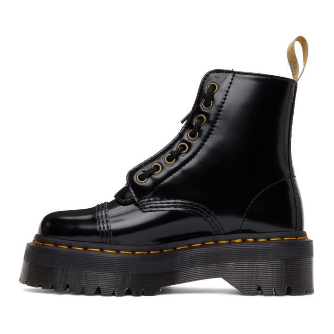 Vegan Sinclair Platform Boot in Black from Dr. Martens – MooShoes