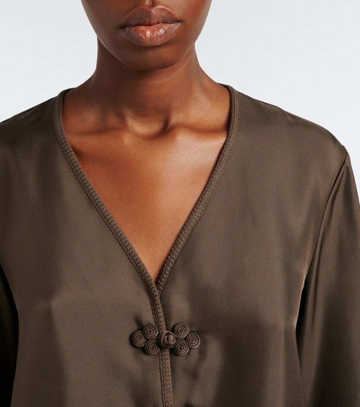 Róhe Oversized silk blouse