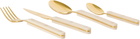 Sabre Gold & Off-White Bistrot Cutlery Set, 4 pcs