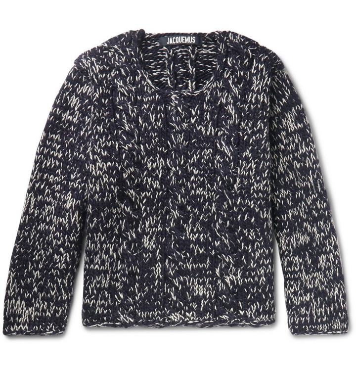 Photo: Jacquemus - Berger Oversized Wool Sweater - Navy