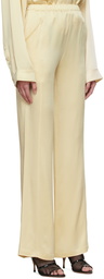 Atlein Beige Acetate Trousers