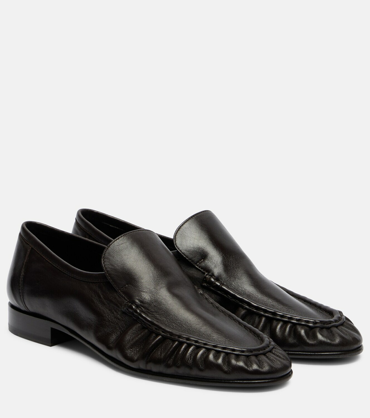 The Row Soft leather loafers