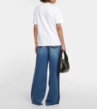 Alexander McQueen Floral cotton jersey T-shirt