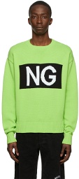 Noon Goons Green Cotton Sweater