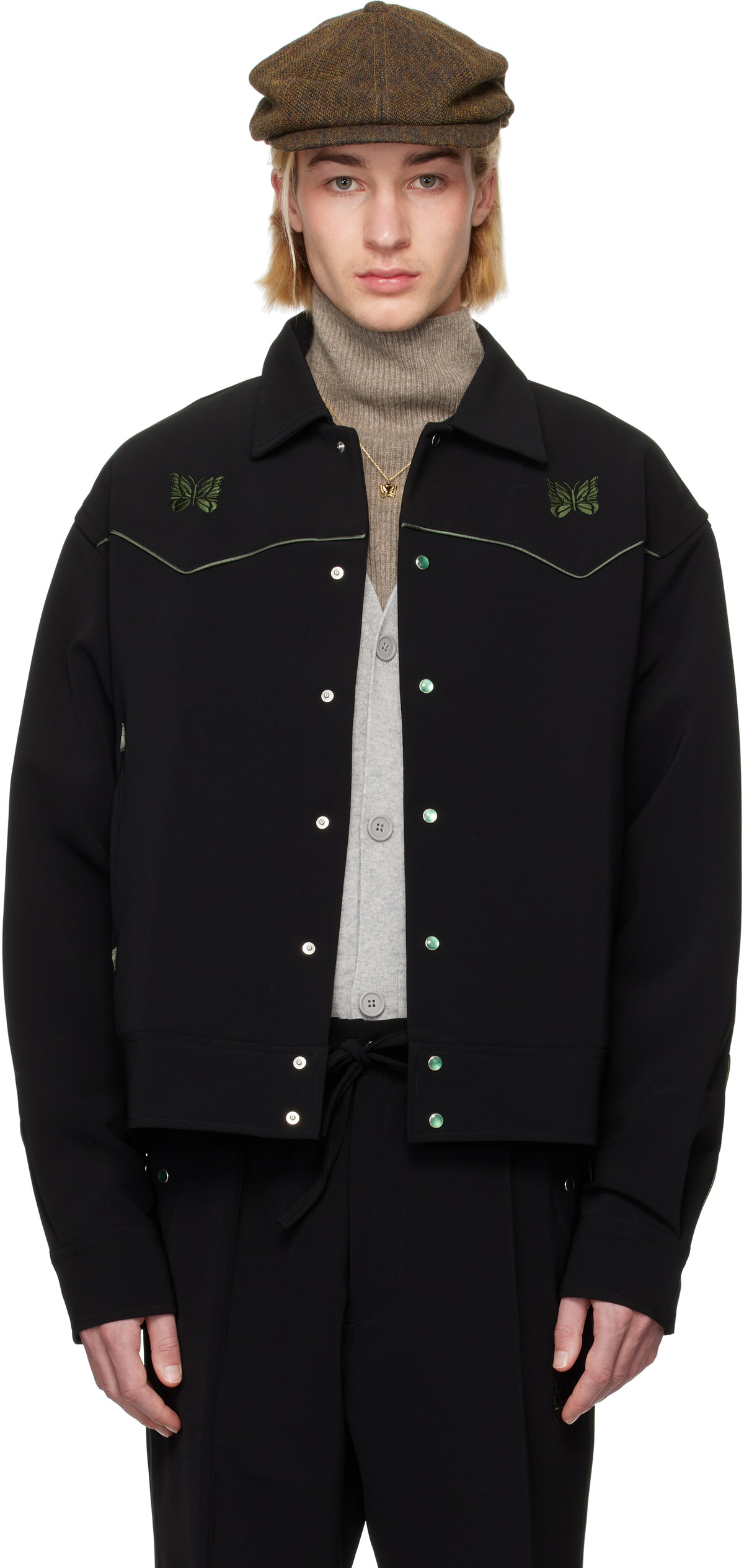 Needles Piping Cowboy Jacket ブラック白 RW259C-0.jpg?v=1756237601&