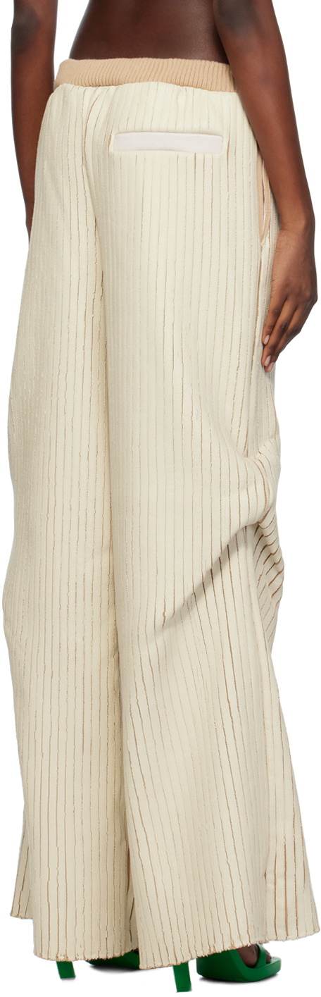 Stanley Raffington SSENSE Exclusive Off-White & Beige Trousers