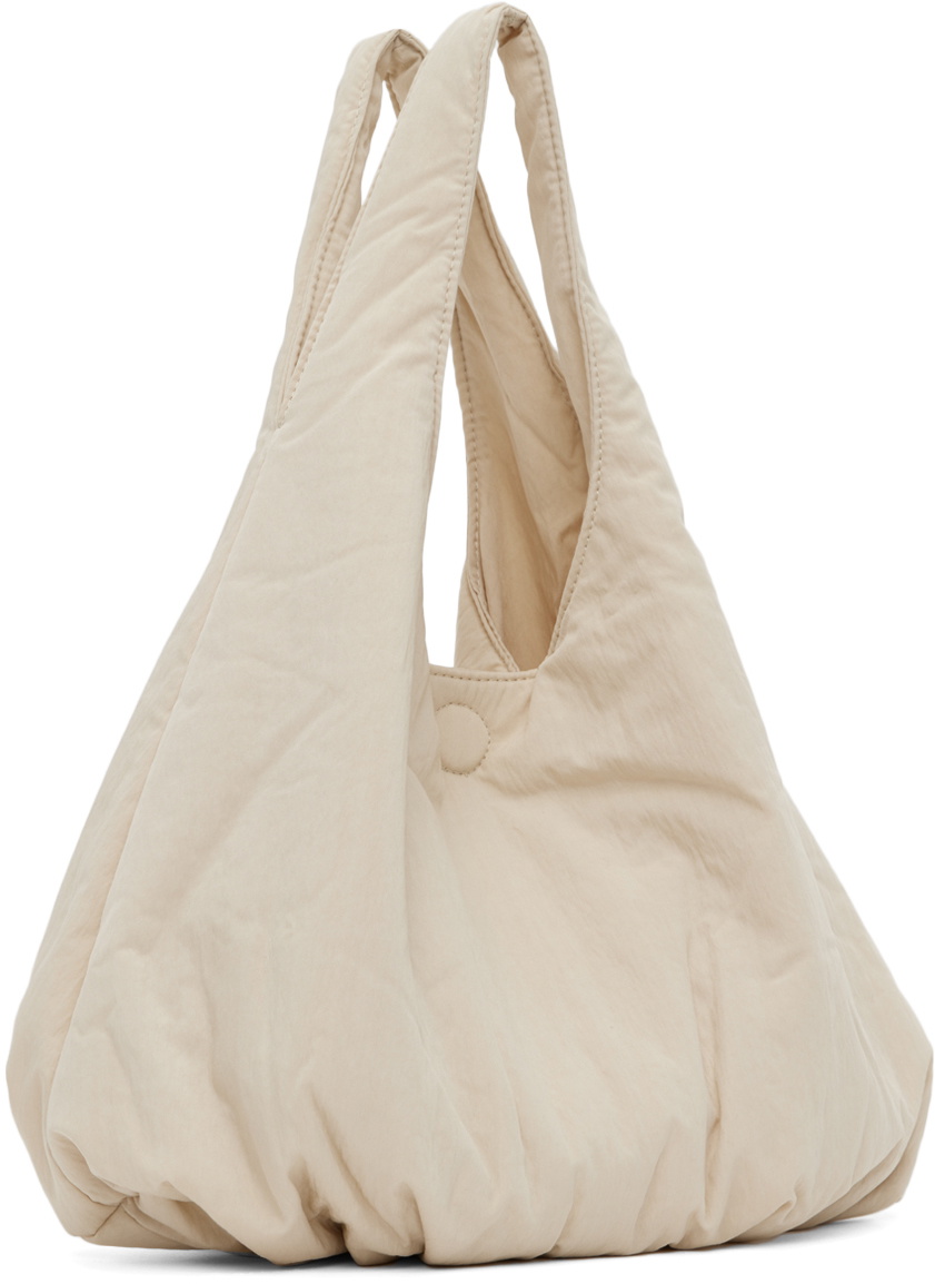 AMOMENTO Beige Small Padded Tote AMOMENTO