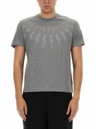 Neil Barrett Fairisle Thunderbolt T-shirt