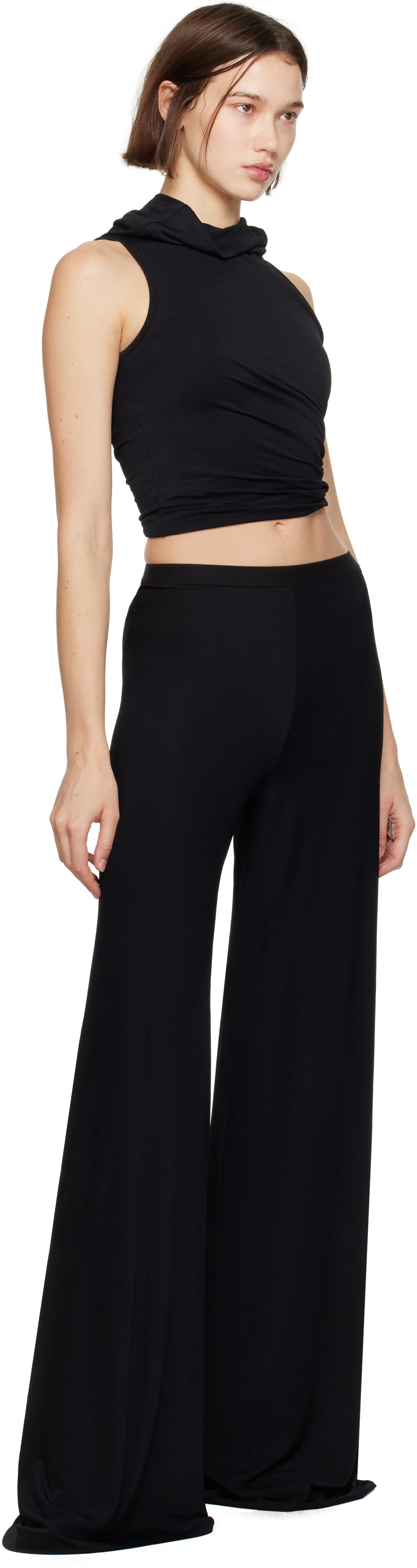 Rick Owens Lilies Black Porterville Farrah Bias Lounge Pants