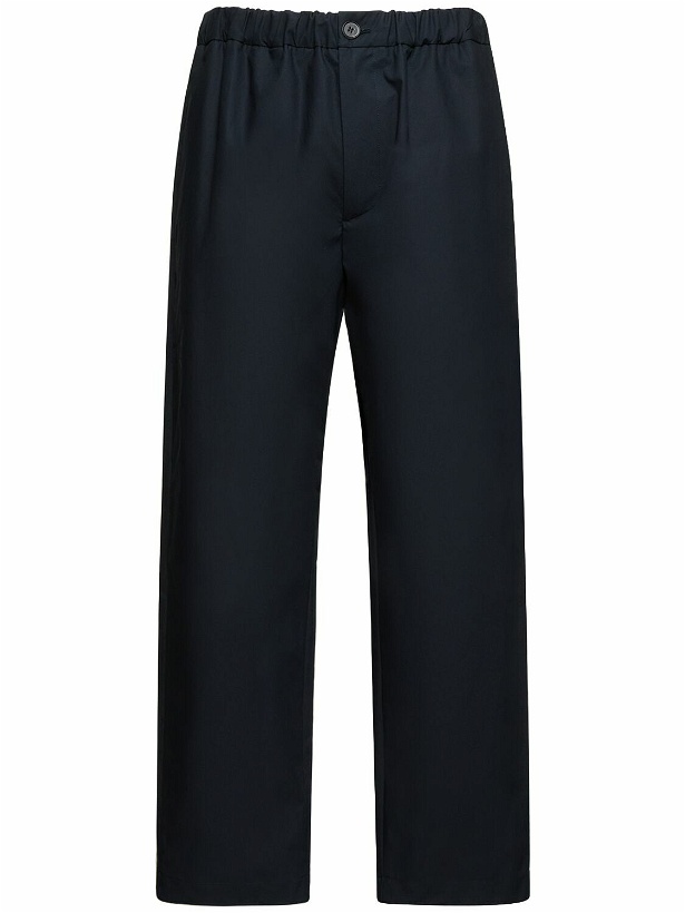 Photo: JIL SANDER - Water Repellent Relaxed Fit Cotton Pants
