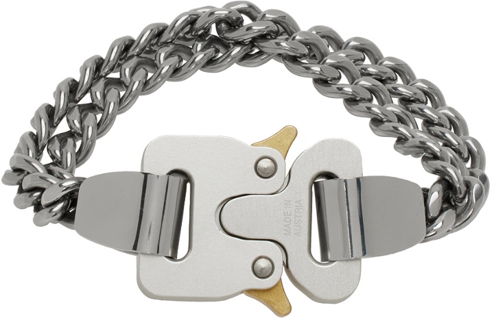 Photo: 1017 ALYX 9SM Silver 2X Chain Bracelet