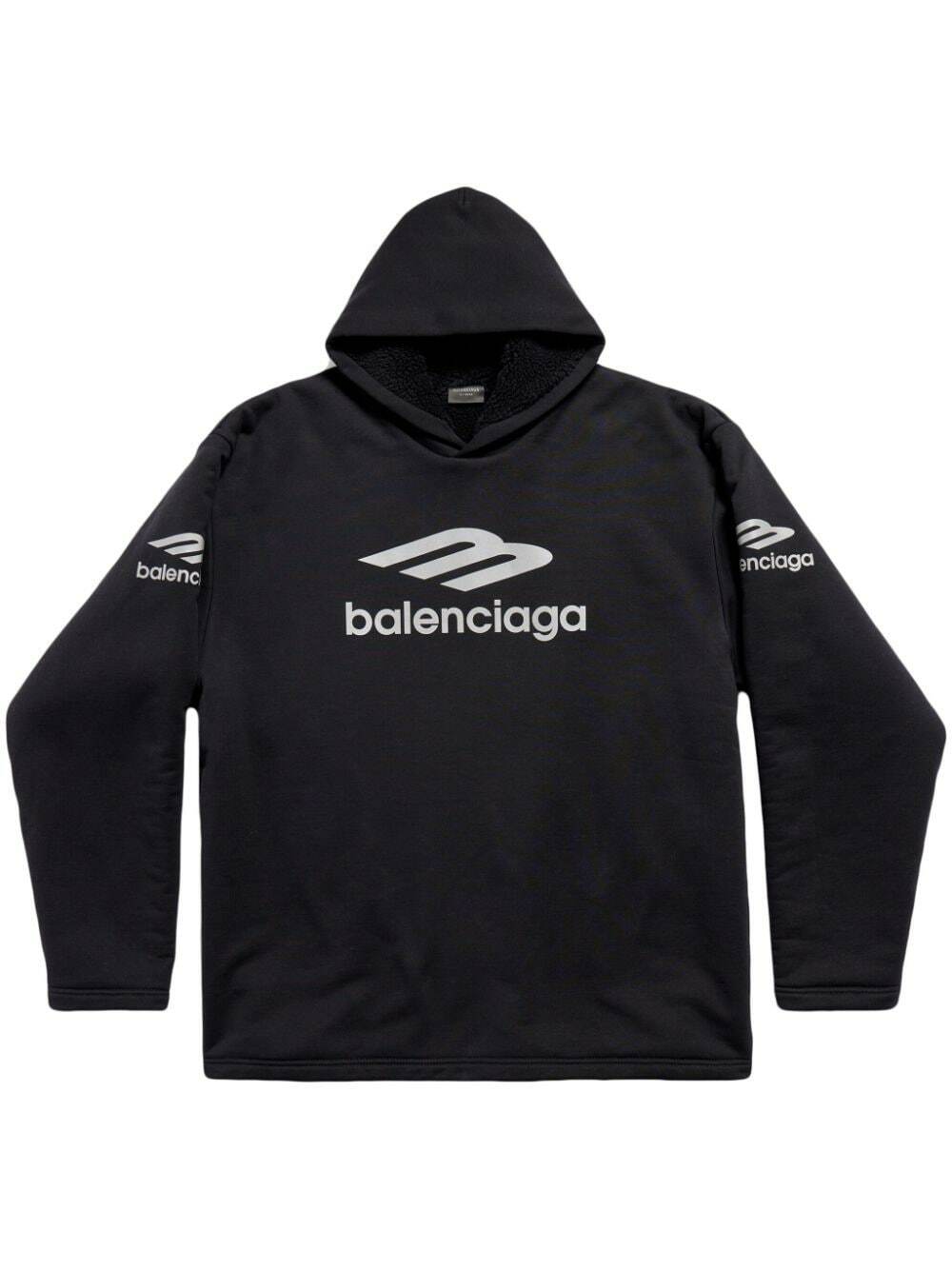 早期完売★BALENCIAGA 3b Sports Icon Water Repellent パーカー BALENCIAGA - 3b Sports Icon Water Repellent Cotton Hoodie
