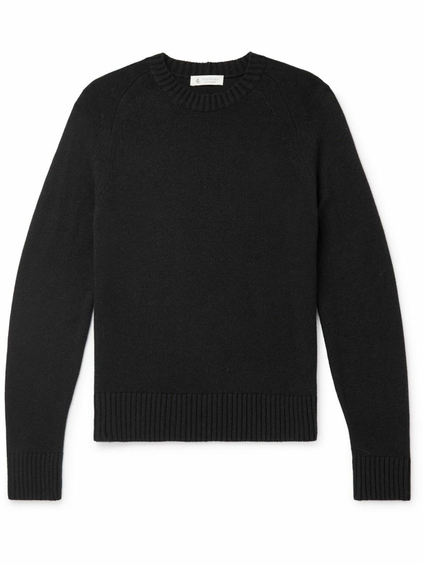 Photo: Piacenza Cashmere - Cashmere Sweater - Black