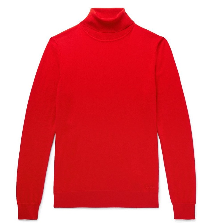 Photo: Brioni - Cashmere Rollneck Sweater - Men - Red