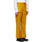 Sies Marjan Yellow Ragen Flare Trousers