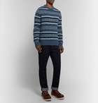 J.Crew - Fair Isle Wool Sweater - Men - Blue