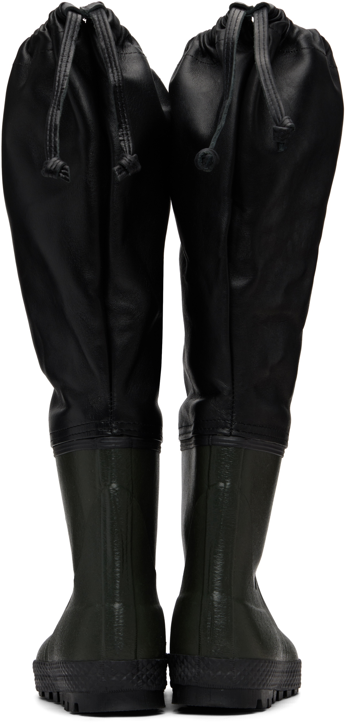 Rier Black & Green Ludwig Reiter Edition Farmer Rain Boots