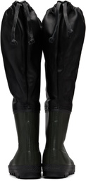 Rier Black & Green Ludwig Reiter Edition Farmer Rain Boots