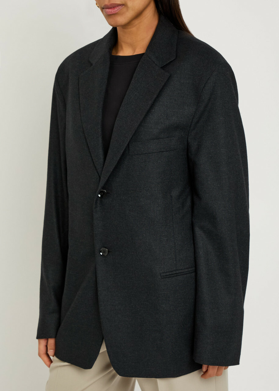 Lemaire Cashmere-blend Blazer Anthracite