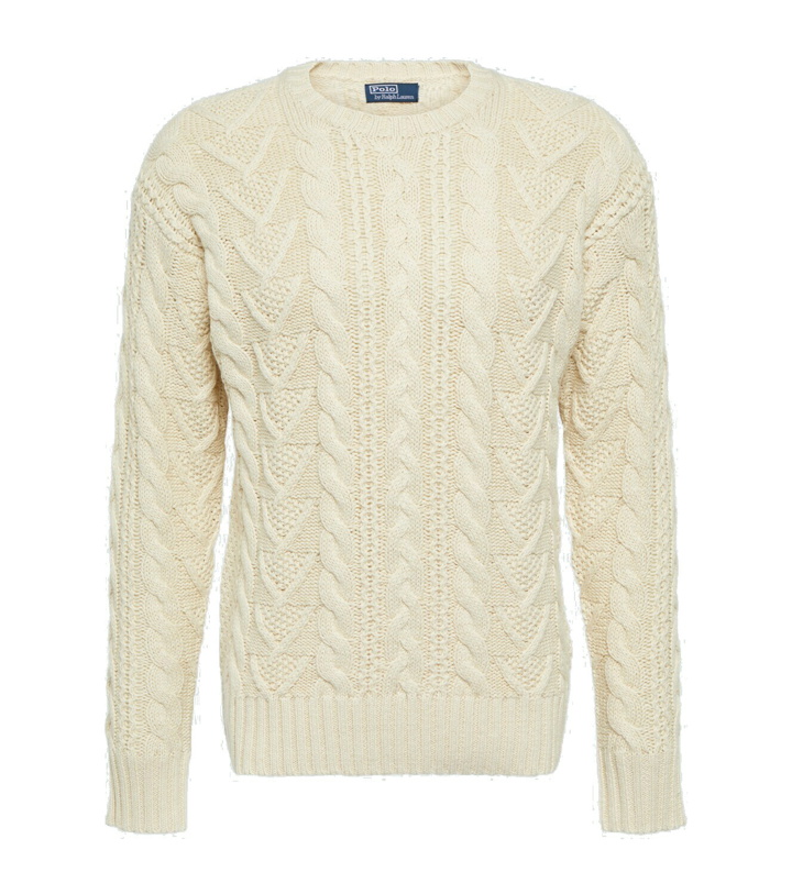 Photo: Polo Ralph Lauren Cable-knit cotton-blend sweater