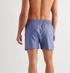 Zimmerli - Cotton-Jacquard Boxer Shorts - Blue