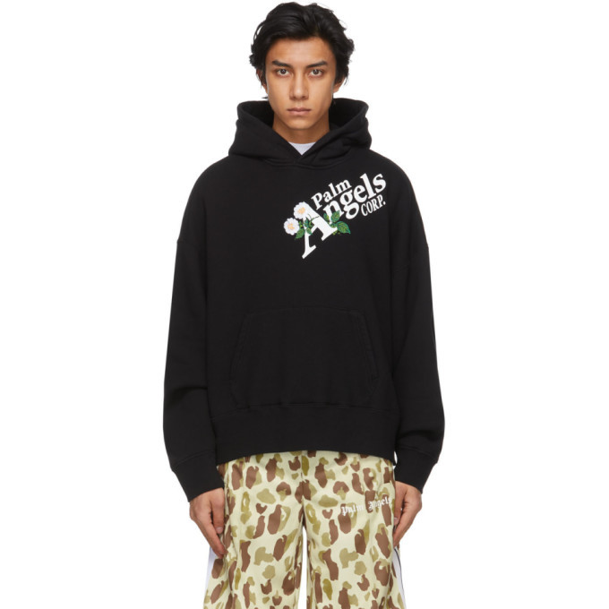 Photo: Palm Angels Black Daisy Logo Hoodie