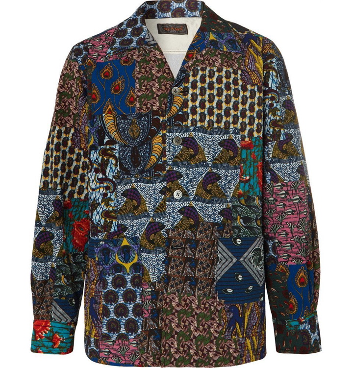 Photo: Beams Plus - Camp-Collar Printed Seersucker Shirt Jacket - Multi