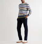 Missoni - Striped Crochet-Knit Cotton and Wool-Blend Sweater - Multi