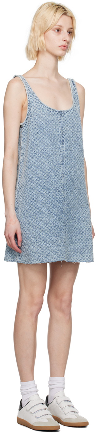 rag & bone Blue Kimmie Denim Minidress