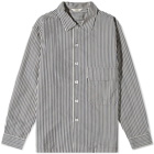 Barena Men's Ticking Stripe Button Down Shirt in Unico