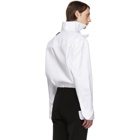 Balenciaga White Pulled Shirt